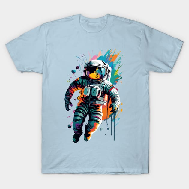 Astronaut in Space - Future Astronaut Spacesuit T-Shirt by BigWildKiwi